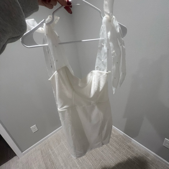 Elegant Lulus White Sleeveless Dress - Picture 2 of 3